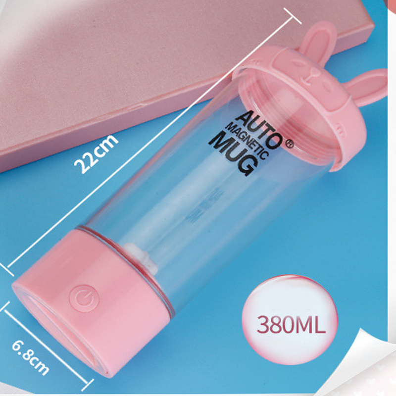Creative Multifunctional Automatic Stirring Cup Electric Coffee Cup Magnetic Stirring Mug Portable Cartoon Cute Shaped Water Cup