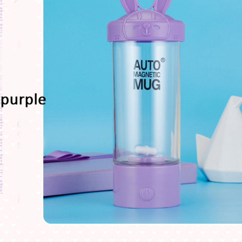 Creative Multifunctional Automatic Stirring Cup Electric Coffee Cup Magnetic Stirring Mug Portable Cartoon Cute Shaped Water Cup