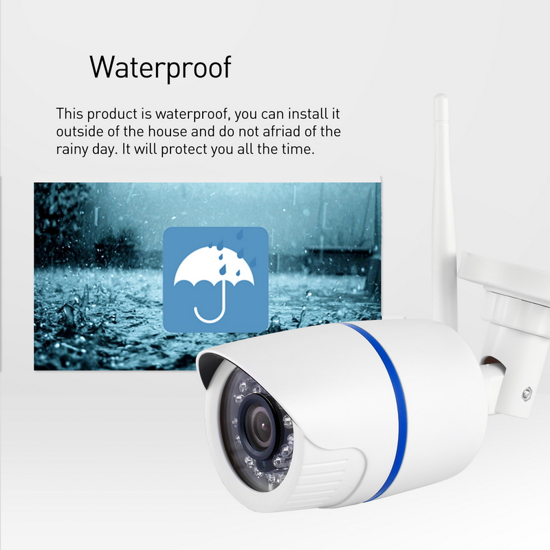 H.265 WIFI 2MP / 1080P Outdoor XMeye IP Camera 24LED Night Vision Waterproof Security Bullet CCTV Camera P2P Security Cam