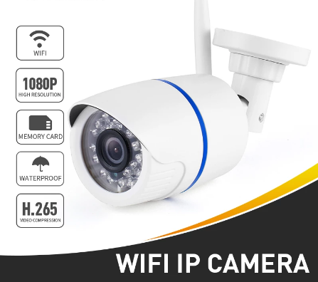 H.265 WIFI 2MP / 1080P Outdoor XMeye IP Camera 24LED Night Vision Waterproof Security Bullet CCTV Camera P2P Security Cam