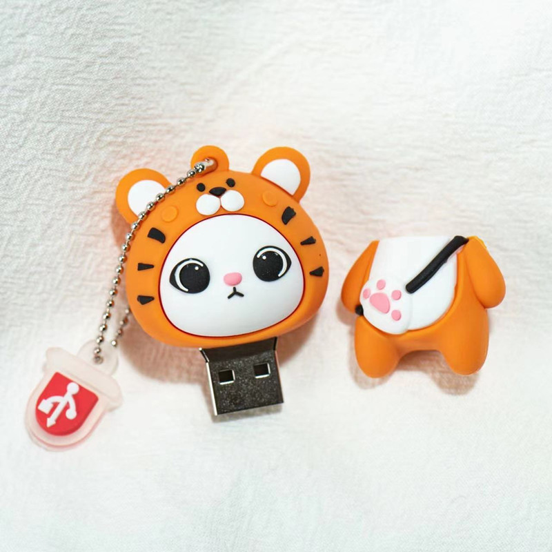 The New cute Cartoon flash card usb flash drive 8GB 16GB cute pen drive 32G 64G inch memory stick memory disk gift