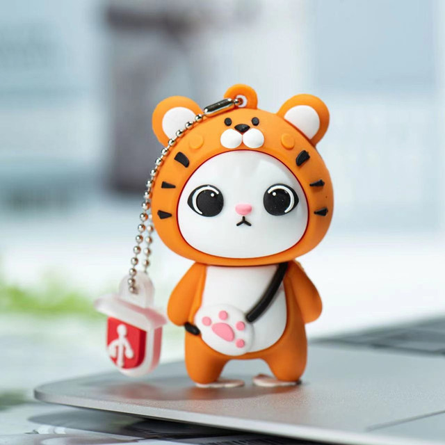 The New cute Cartoon flash card usb flash drive 8GB 16GB cute pen drive 32G 64G inch memory stick memory disk gift