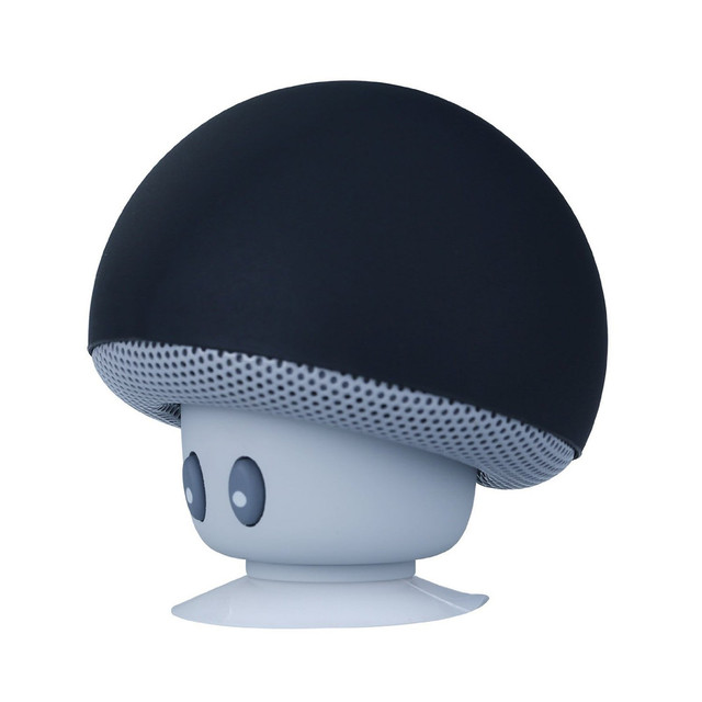 Fashionable Cartoon Mushroom Hairstyle Bluetooth2.1 Speakers Waterproof Wireless Mini Subwoofer Speaker Home Outdoor 6 Colors