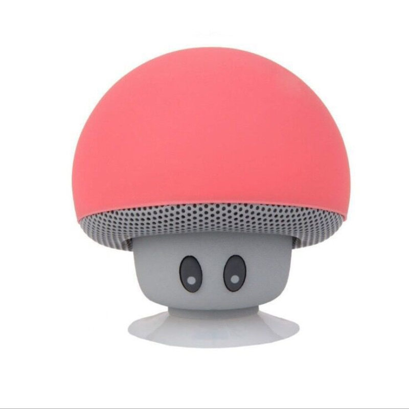 Fashionable Cartoon Mushroom Hairstyle Bluetooth2.1 Speakers Waterproof Wireless Mini Subwoofer Speaker Home Outdoor 6 Colors