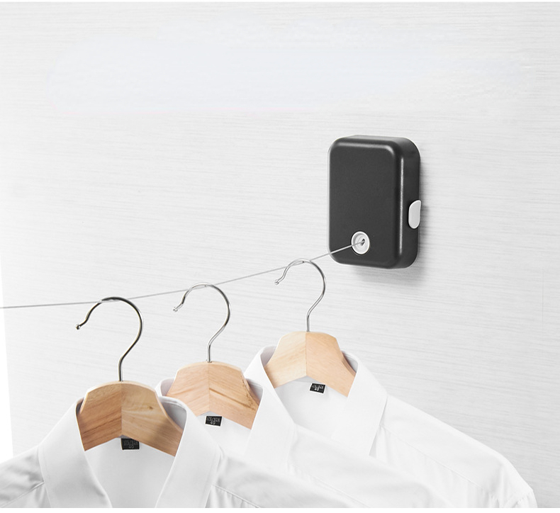 Outdoor Wall Mounted Easy Installation Retractable Hanging Washing Laundry Heavy Duty Drying Home Gift Clothes Line