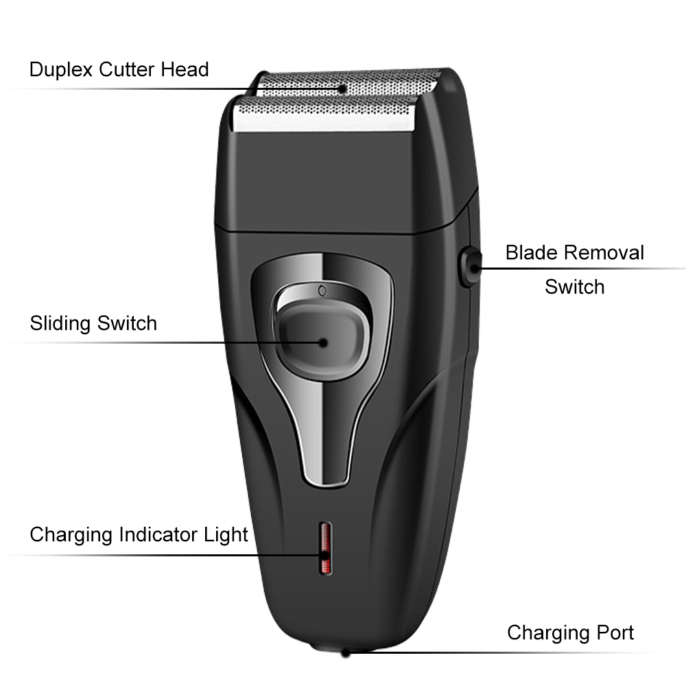rechargeable carving oil hair clipper electric shaver bald artifact professional haircut men trimmer KM-1103