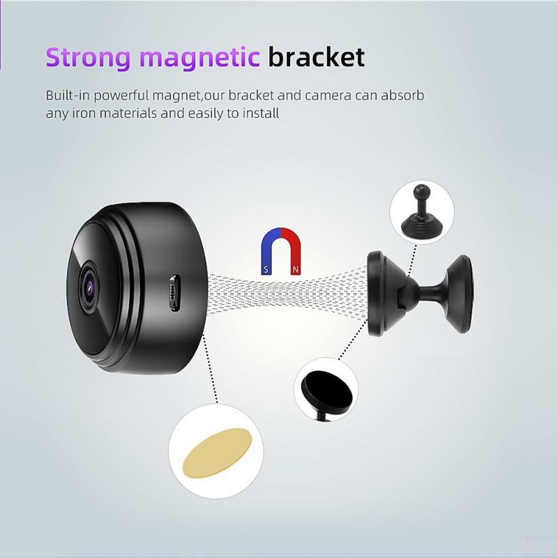 A9 1080P Mini IP Camera Smart Life APP WIFI Security Home House Nanny Video Surveillance CCTV Indoor Wireless Night Vision camera only