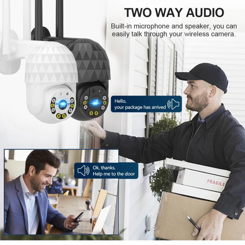 1080P Wifi IP Camera Wifi Wireless Outdoor Night Vision Home Security Camera Video CCTV Surveillance Cameras NO SD Card