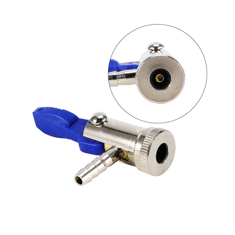 Inflator Valve 1Pc Car Motorcycle Van Bike Tyre Airline Inflator Valve Tire Nozzle Adapter 6/8mm ap10