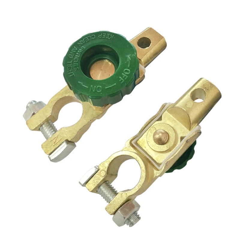 1PC Universal Car Battery Switch Battery Terminal Link Switch Quick Cut-off Disconnect Protector RV Car Battery Power-off Switch