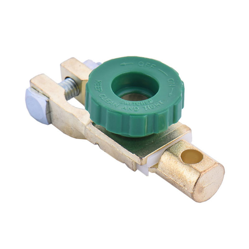 1PC Universal Car Battery Switch Battery Terminal Link Switch Quick Cut-off Disconnect Protector RV Car Battery Power-off Switch