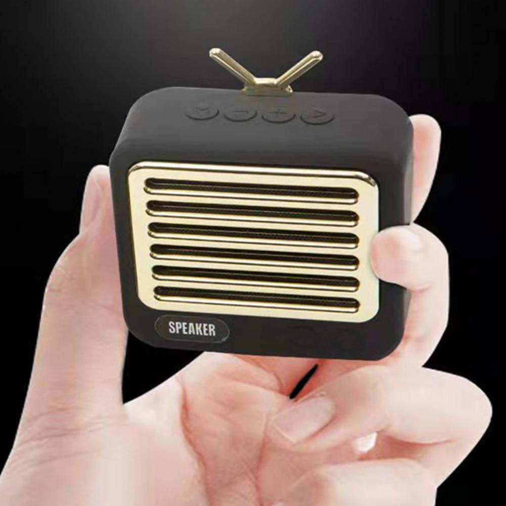 Retro Wireless Speaker Bluetooth-compatible Music Call Loudspeaker High-Volume HiFi Sound Wireless Loudspeaker Voice Amplifier