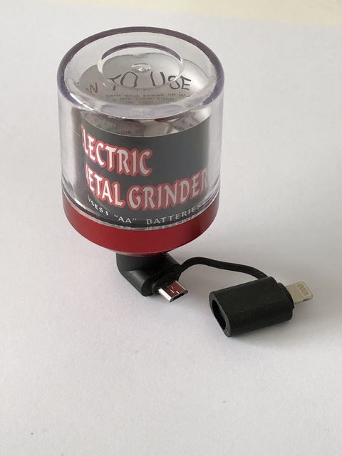 Kitchen Dining room appliances Portable Electric Herb Grinder with Mobile Phone USB Interface Spider Crusher Herbal Tobacco Smoking Pepper Mill