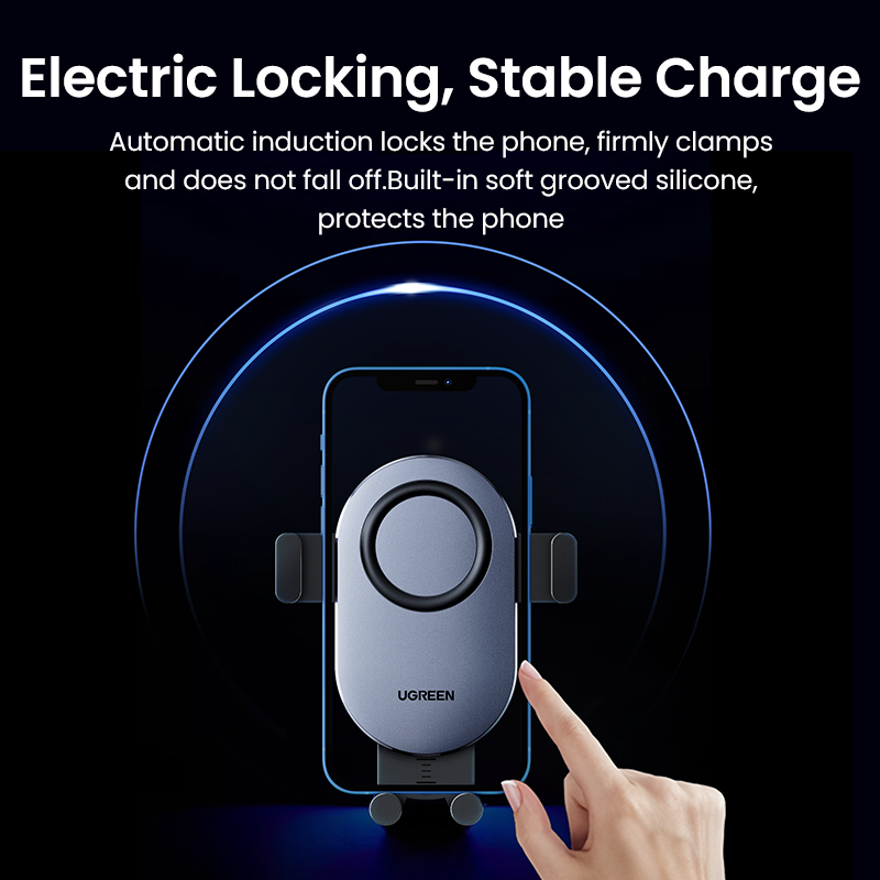 【NEW】Automatic 15W Qi Car Wireless Charger for iPhone 13 12 Samsung S20 Smart Sensor Car Phone Holder Wireless Charging