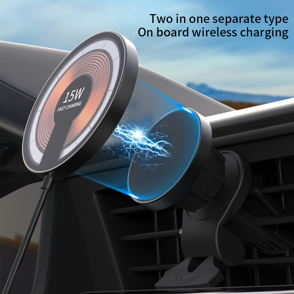 Magnetic Phone Holder for Car Wireless Charger Magsafe for iPhone 12 13 14 Pro Max Strong Multifunction CellPhone Mount