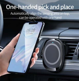 Magnetic Wireless Car Charger for iPhone 13 pro 12 Pro Max 15W Fast Charging Mount Vent Air Dashboard Car Charger Phone Holde