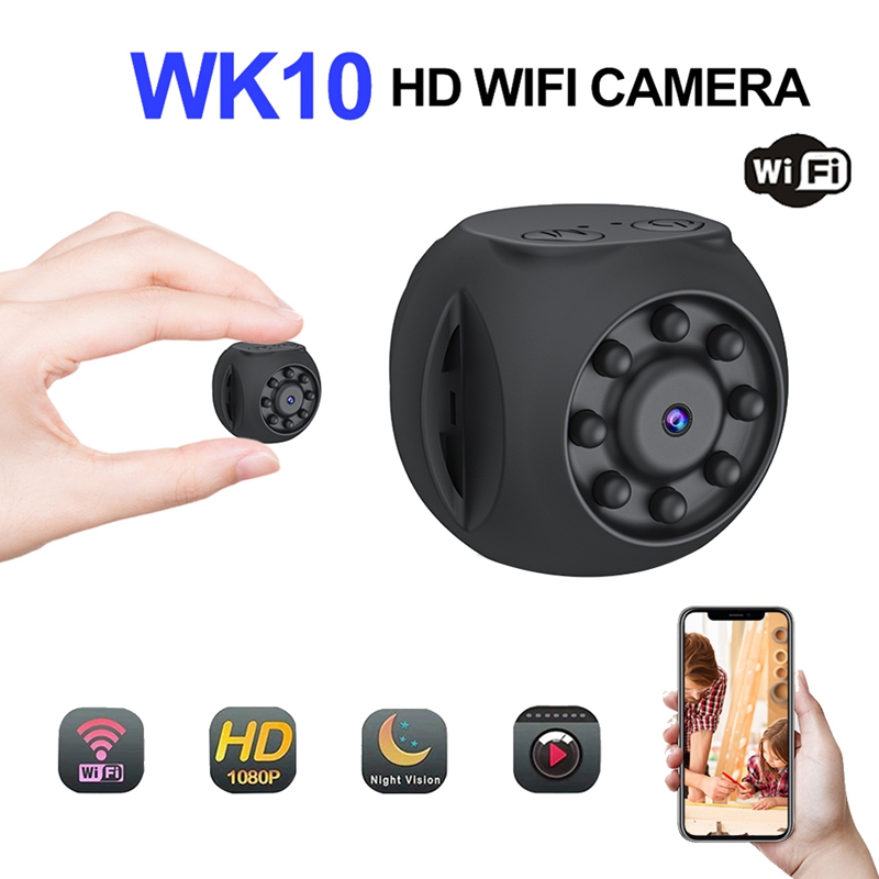 WK10 Mini Camera 1080P Smart Home Security Wireless Camcorder Surveillance Wifi Camera Real-Time View Baby Monitor