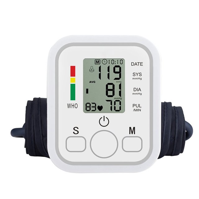 Sphygmomanometer Automatic Digital Wrist Monitor Pulse Heart Beat Rate Meter Blood Pressure Meter Health Care Tonometer