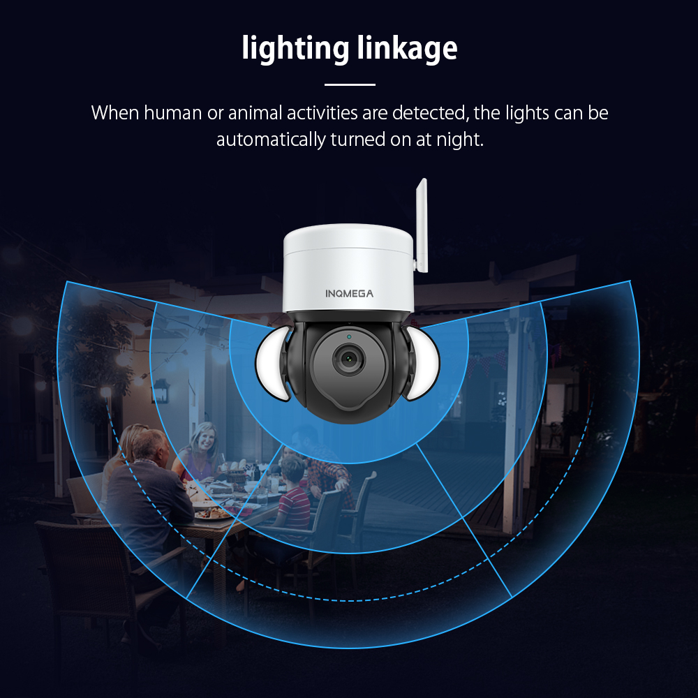 Best price for 3MP Wifi TUYA CAMERA Smart Cloud PTZ IP Camera Outdoor Foodlight Google Home