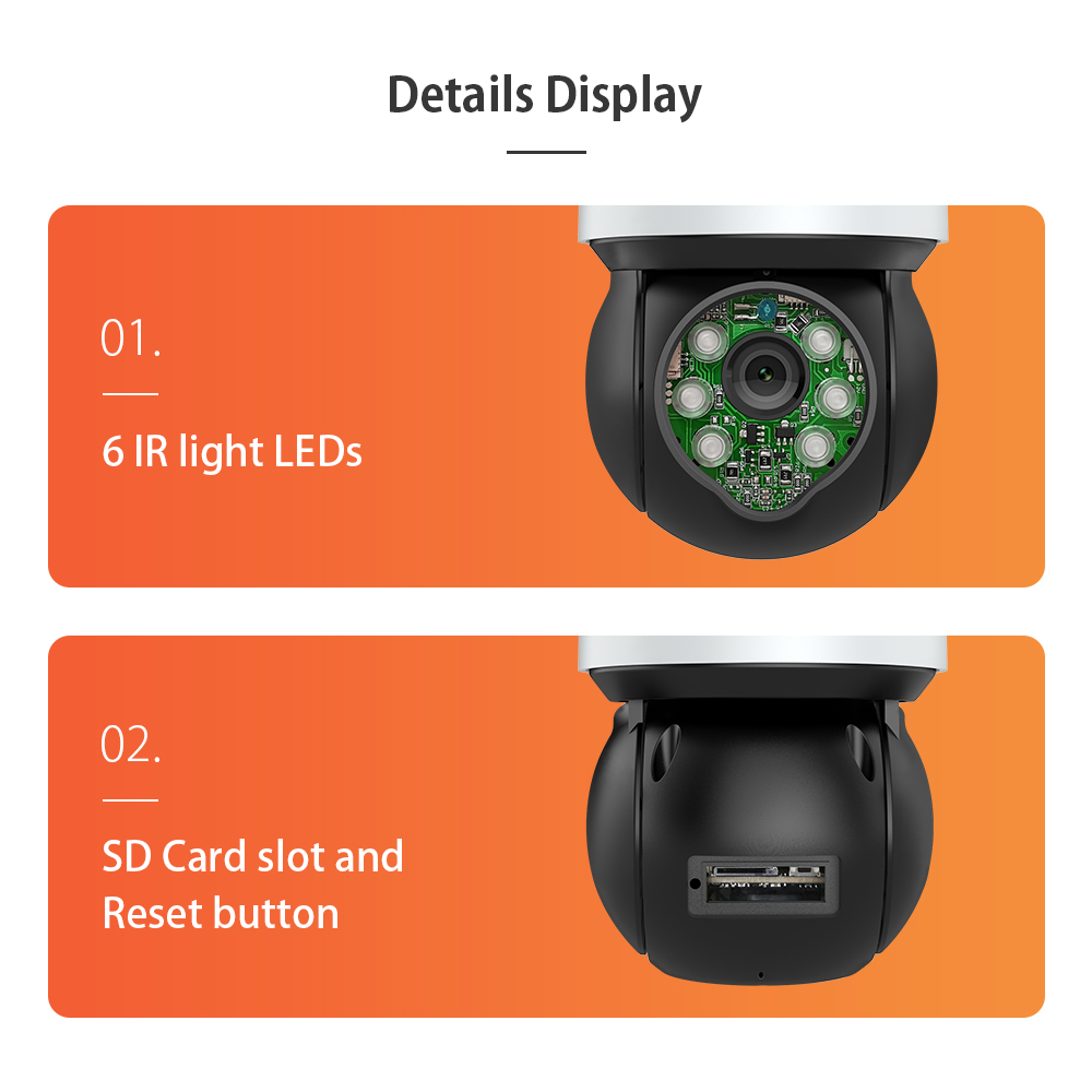 3MP Wifi TUYA CAMERA Smart Cloud PTZ IP Camera Outdoor Google Home Alexa Video Surveillance Cam for Yard