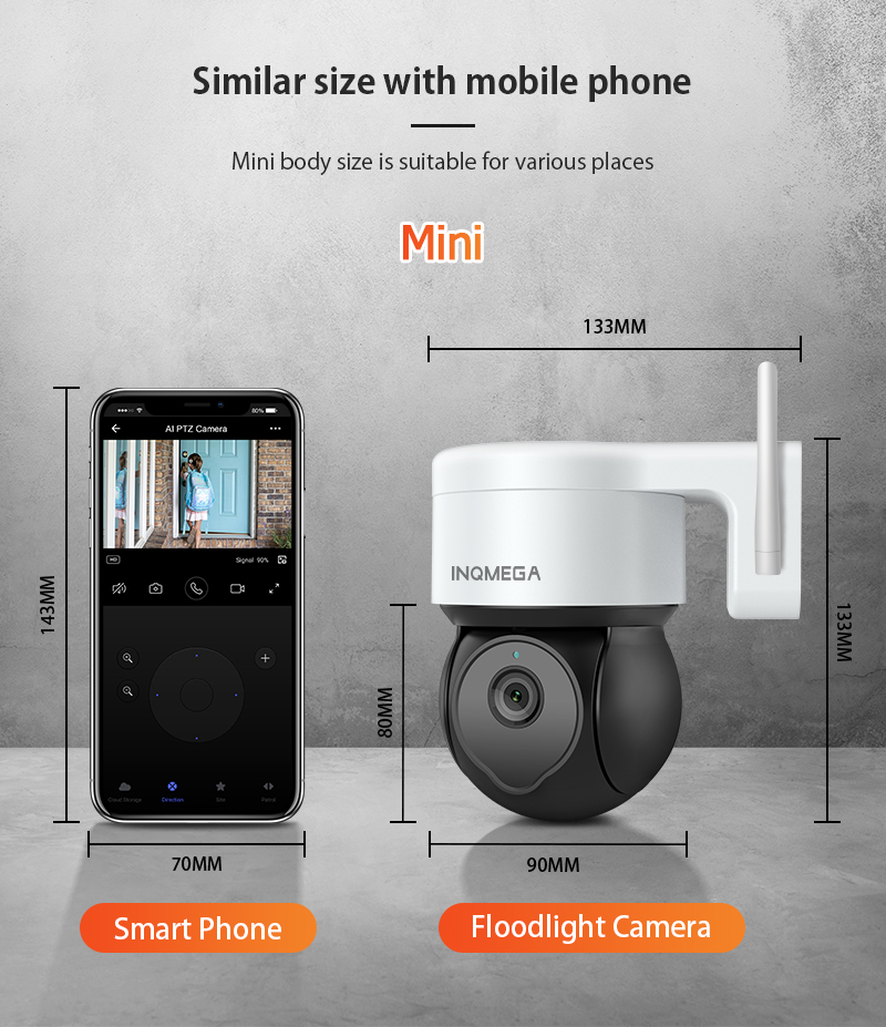 3MP Wifi TUYA CAMERA Smart Cloud PTZ IP Camera Outdoor Google Home Alexa Video Surveillance Cam for Yard