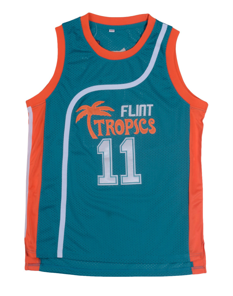 Movie Flint Tropics Coffee Black 7# Monix 11# Moon 33# Pro Basketball Jersey Cosplay