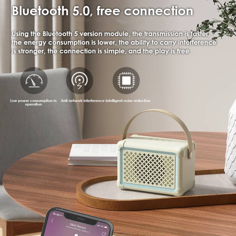 Retro Bluetooth Speaker Classical Retro Music Player Sound Stereo Portable Decoration Mini Speakers Travel Music Player