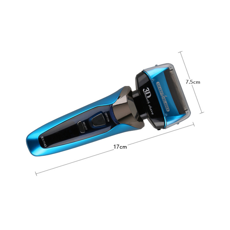 Wet dry electric shaver for men beard stubble wet dry electric razor washable facial shaving machine rechargeable