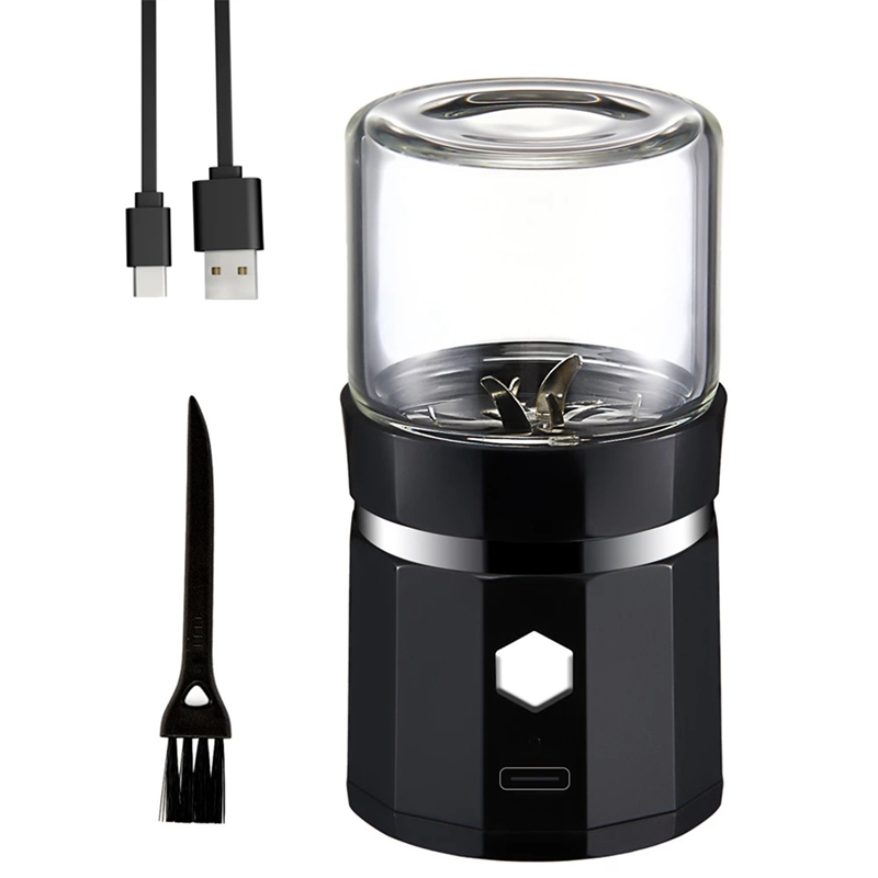 Kitchen Dining room appliances Mini Electric Grinder Portable Vanilla Grinder USB Rechargeable Mill With A Cleaning Brush For Herb Tea Rosemary