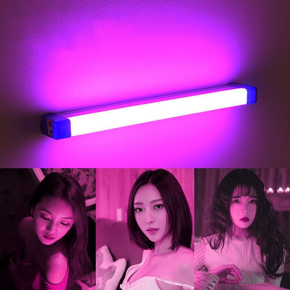 RGB Colorful Video Lamp Handheld LED Flash Light Stick  Blue/purple Speedlight For Photographic Lighting Wedding Party