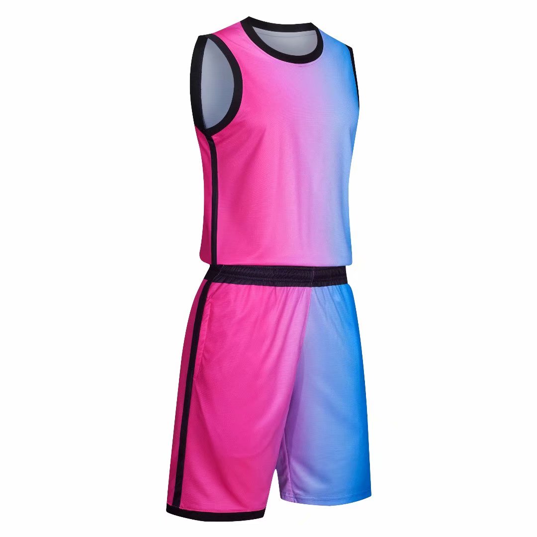 Men Kids Basketball Jersey Sets Women Blank Tracksuit Sport Clothes Kits Breathable Girl Boys Basketball Uniforms Training Suit