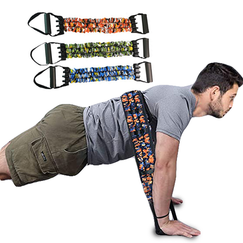 3 Levels Resistance Band Chest Muscle Builder Workout Gym Fitness Men&Women Equipment Expander for Push Up Assistance