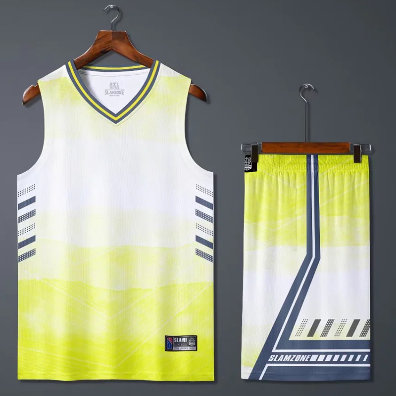 Kids Basketball Jersey Sets Men College Basketball Uniform Breathable Short Sleevele School Team Training Clothes