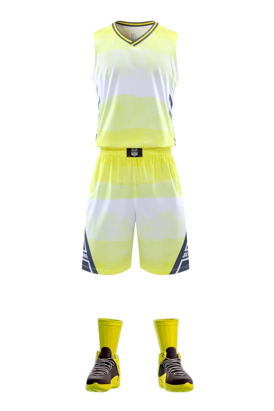 Kids Basketball Jersey Sets Men College Basketball Uniform Breathable Short Sleevele School Team Training Clothes