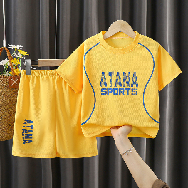 Basketball Jersey for Kids Children Youth Boys Sportswear Quick-drying Clothes Two-piece Set