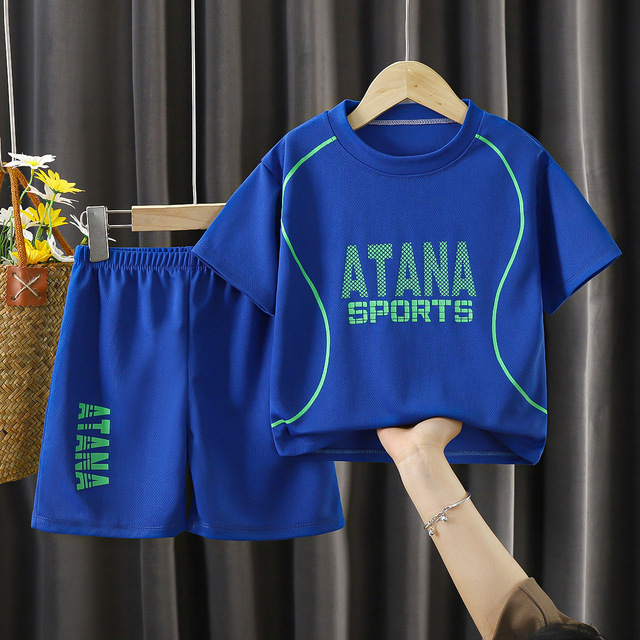 Basketball Jersey for Kids Children Youth Boys Sportswear Quick-drying Clothes Two-piece Set