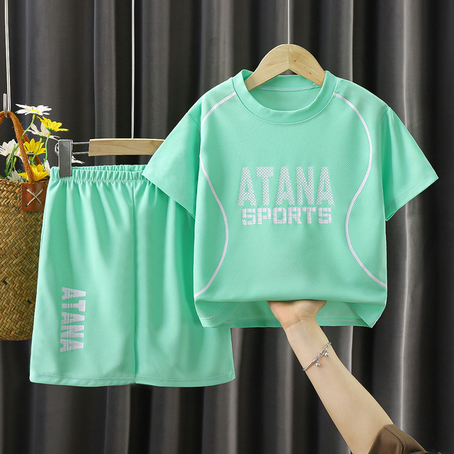 Basketball Jersey for Kids Children Youth Boys Sportswear Quick-drying Clothes Two-piece Set