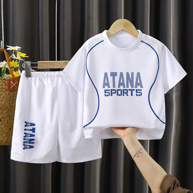 Basketball Jersey for Kids Children Youth Boys Sportswear Quick-drying Clothes Two-piece Set