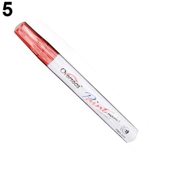 1PC 2.8mm Car Paint Pen Set Universal Waterproof Permanent Stationery Marker Pen Car Tyre Tire Tread Rubber Metal Paint Pen