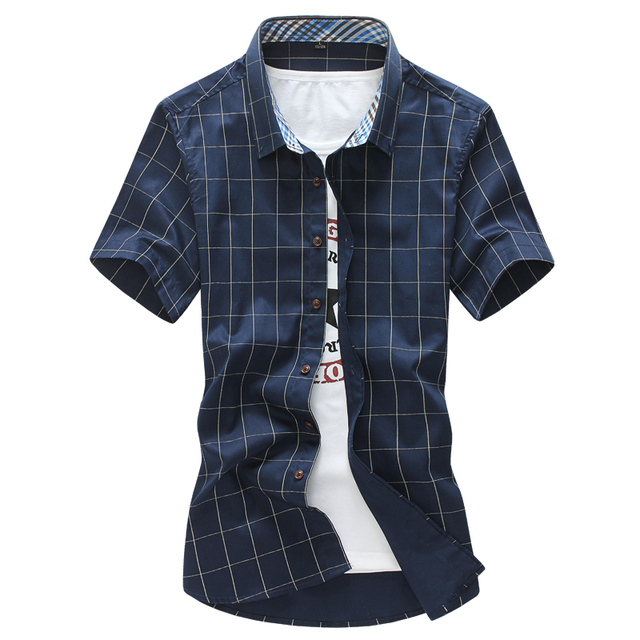 Summer Hawaii Men Shirt Blouse Stripe Slim Fit Short Sleeve Casual Button Beach Shirt Man 2022 New Business