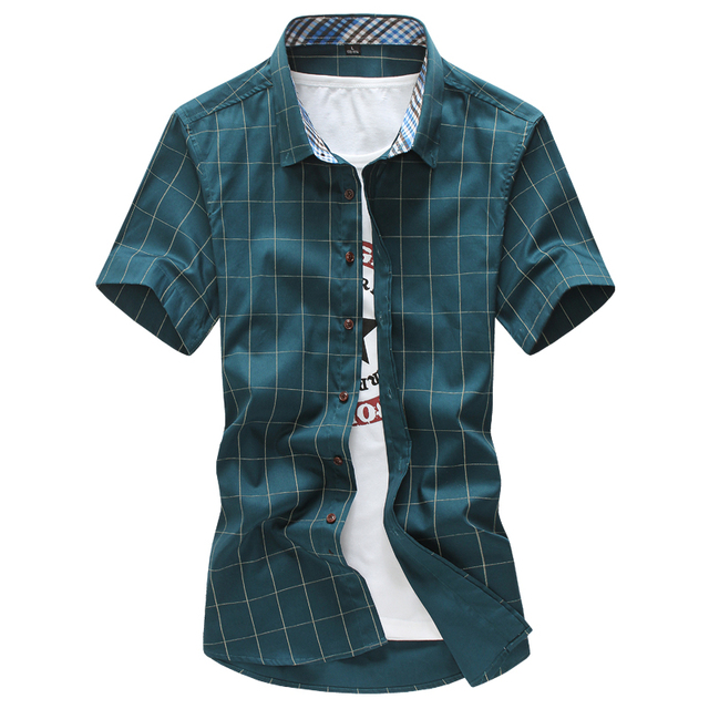 Summer Hawaii Men Shirt Blouse Stripe Slim Fit Short Sleeve Casual Button Beach Shirt Man 2022 New Business