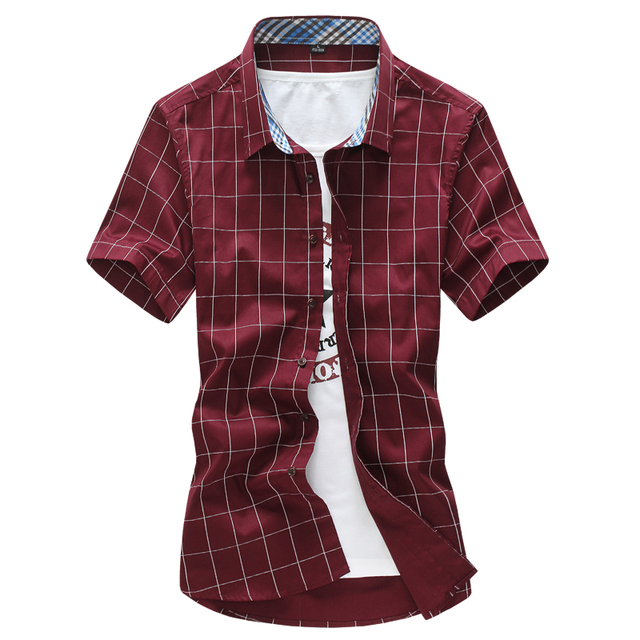 Summer Hawaii Men Shirt Blouse Stripe Slim Fit Short Sleeve Casual Button Beach Shirt Man 2022 New Business
