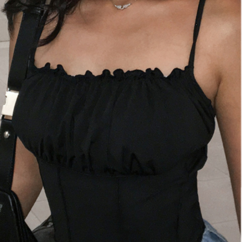 1PC New Sexy Women Sleeveless Crop Bra Lace Vest Slim Tops Cami Tank Tops Tube Vest Camisole Casual Singlet T Shirt Fashion Style