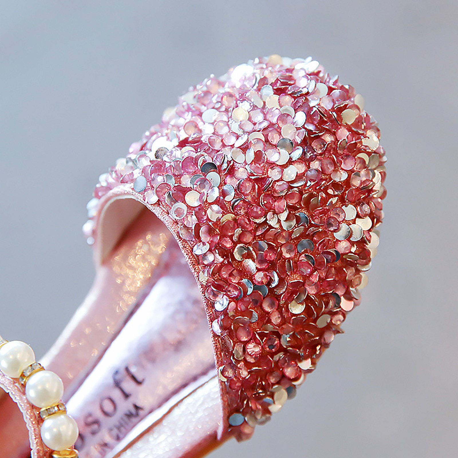 Infant Kids Baby Girls Sandals Pearl Crystal Bling Bowknot Single Princess Shoes Footwear ChildrenToddler Enfant First Walkers Girls' Shoes  Sandals