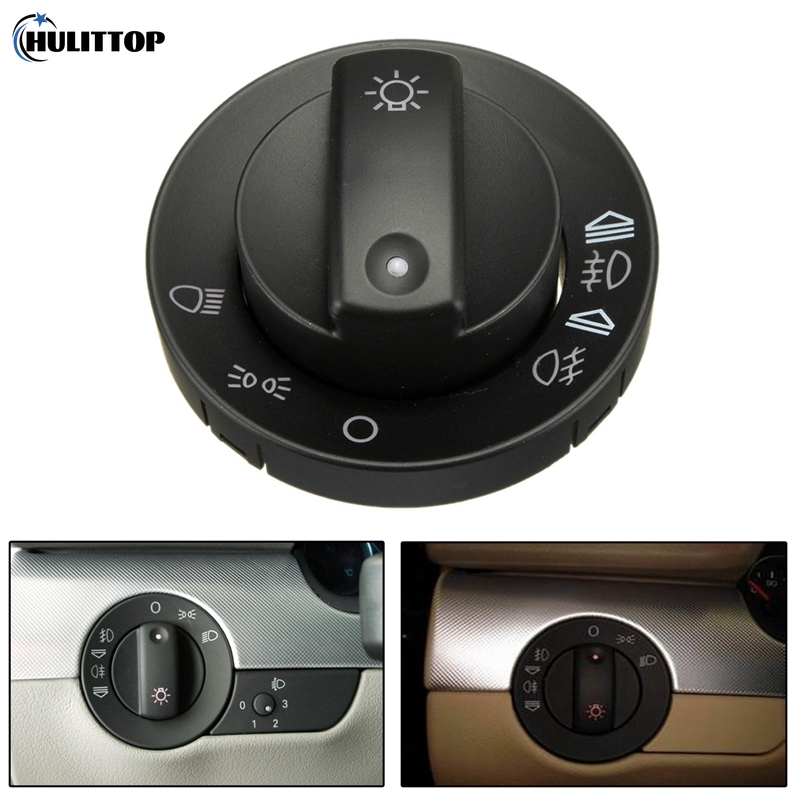 1pc Headlight Fog Light Switch Repair Kit Cover Cap For AUDI A4 S4 8E B6 B7 2000-2007 With Auto Function Car Accessories