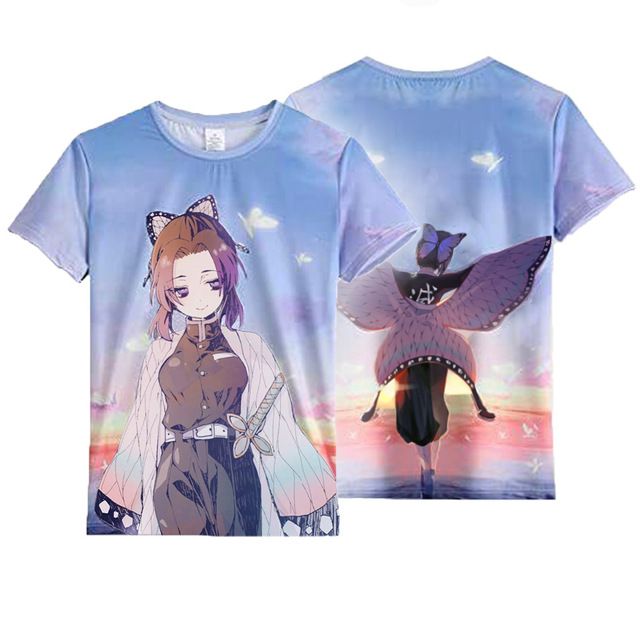 Japanese Anime Demon Slayer Kamado Nezuko 3d Print Loose Fashion Men And Women T-shirt Kawaii Boys And Girls Oversized T-shirt