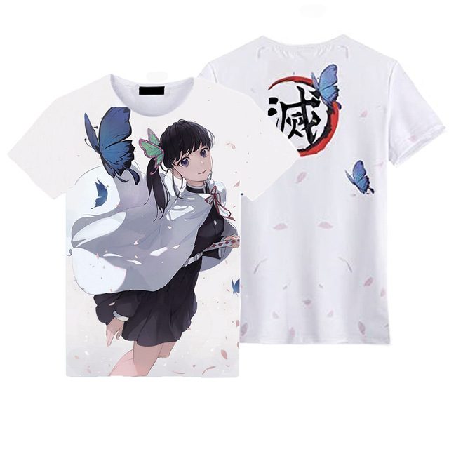 Japanese Anime Demon Slayer Kamado Nezuko 3d Print Loose Fashion Men And Women T-shirt Kawaii Boys And Girls Oversized T-shirt
