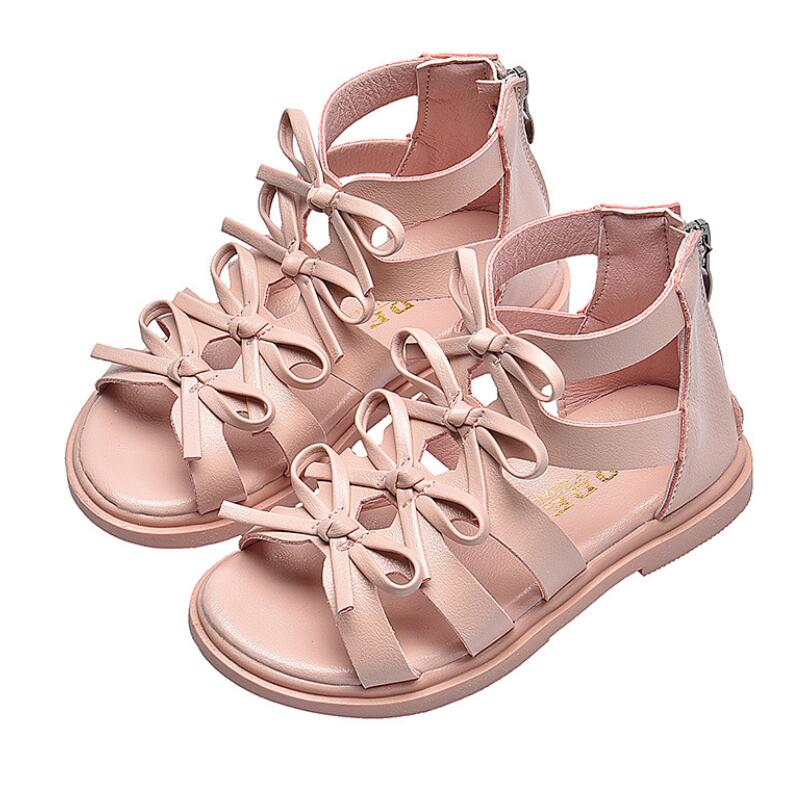 Hot sell summer fashion Roman boots High-top girls sandals kids gladiator sandals toddler child sandals girls high quality shoes