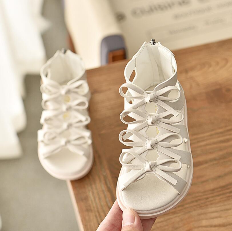 Hot sell summer fashion Roman boots High-top girls sandals kids gladiator sandals toddler child sandals girls high quality shoes