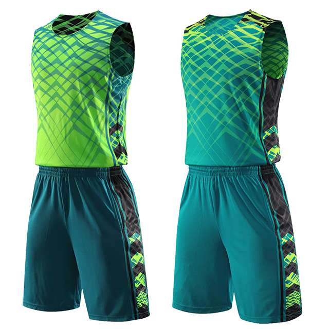 Men Reversible Basketball Set Sports clothes Double-side basketball jerseys Kids Basketball Jerseys Sets Children Training suits